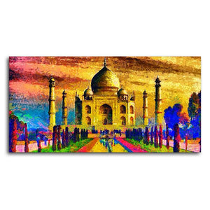 Classic Wall Painting of Taj Mahal