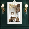 classic-white-wall-mirror-with-floral-crown-home-decor-mirror