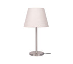 Classy White Color Metal Finish Table Lamp