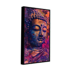Close up of Lord Buddha Statue Canvas Wall Painting