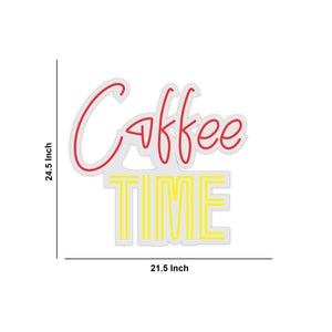 Coffee Time Text Neon Sign LED Light