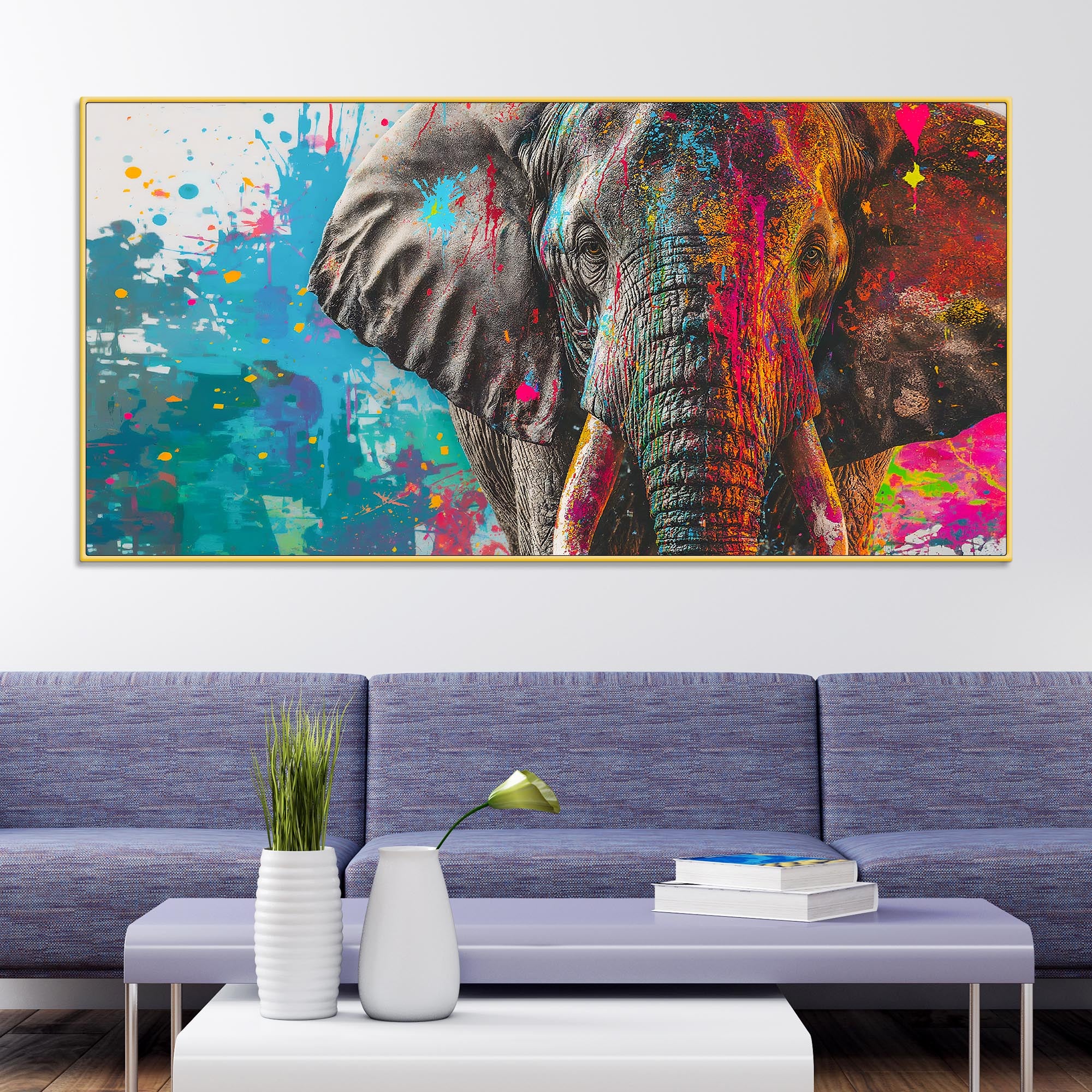 color-splash-elephant-wall-painting-for-luxury-home
