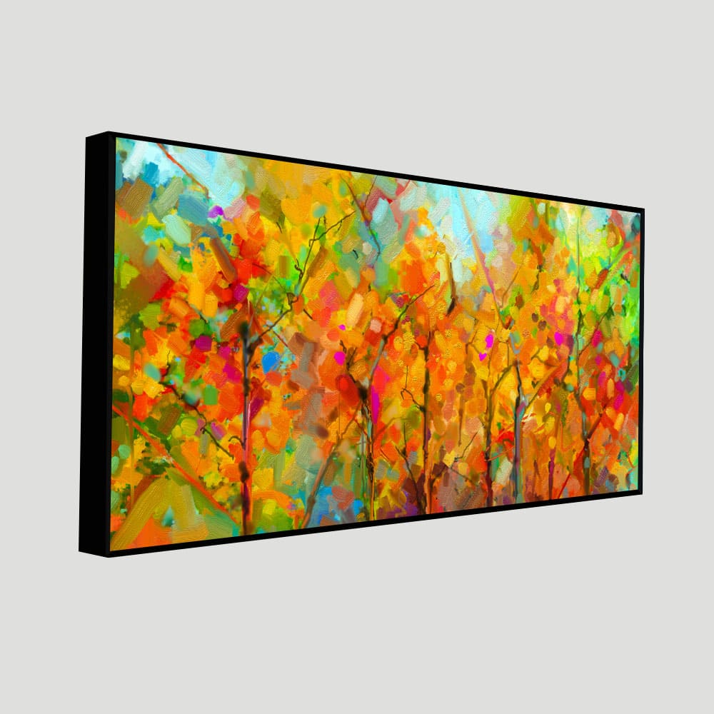 Colorful Abstract Art of Trees Canvas Wall Painting