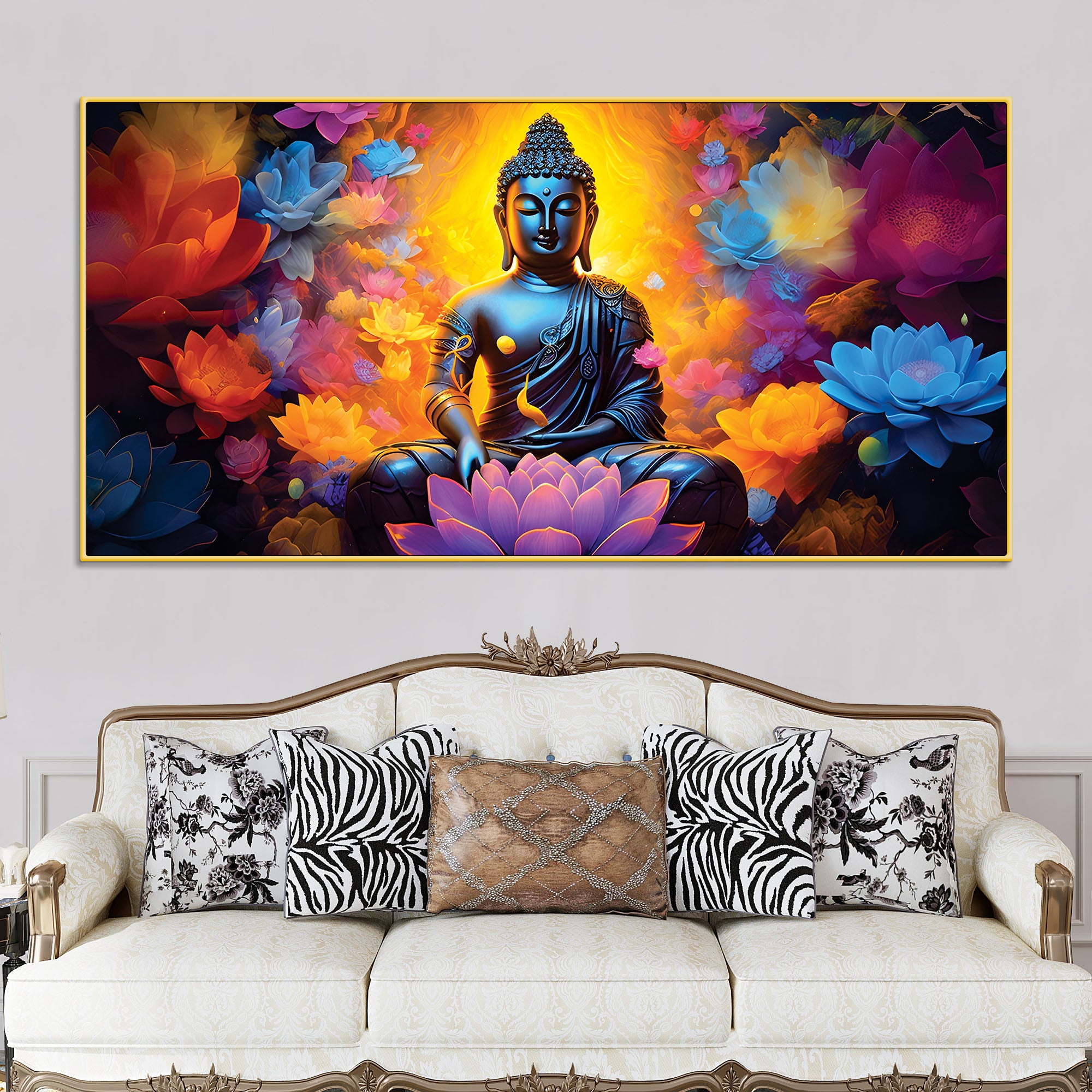colorful-buddha-wall-art-premium-spiritual-canvas