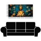 Colorful Buddha Wall Art – Premium Spiritual Painting