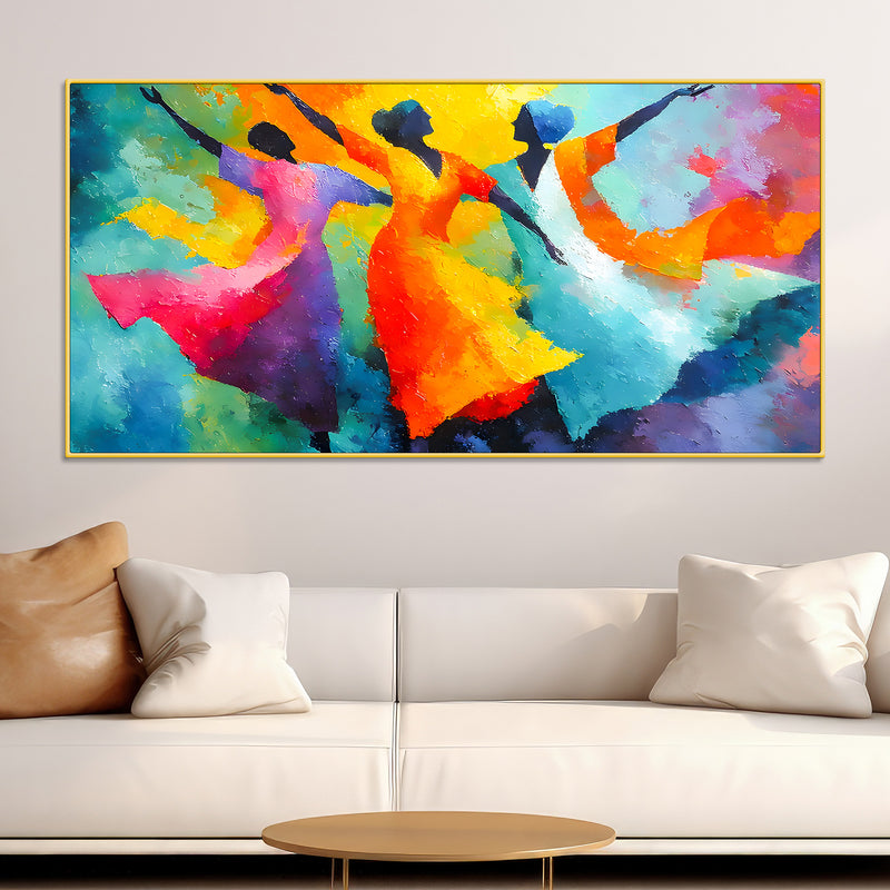 colorful-dancing-art-canvas-wall-painting-for-modern-home