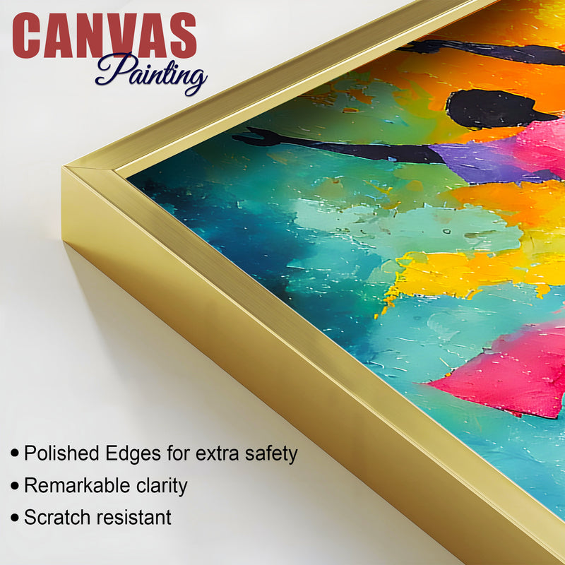 Colorful Dancing Art Canvas Wall Painting for Modern Home
