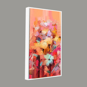 Colorful Flowers Abstract art Canvas Wall Painting