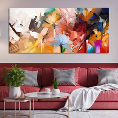 Colorful flowers painting