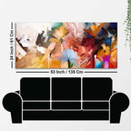 big flower wall painting