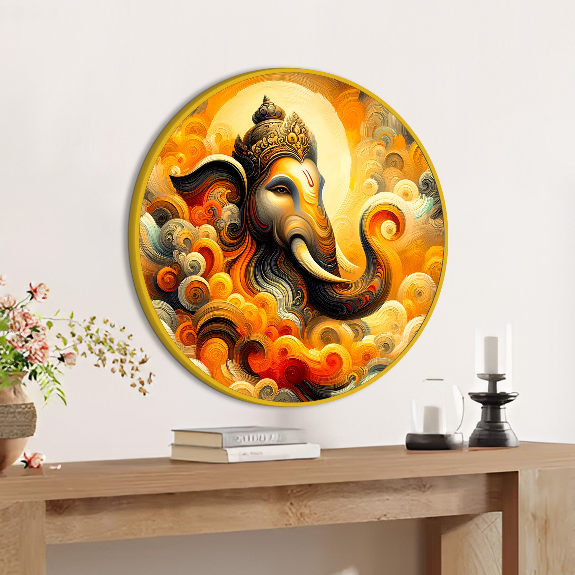 Colorful Ganesha Painting