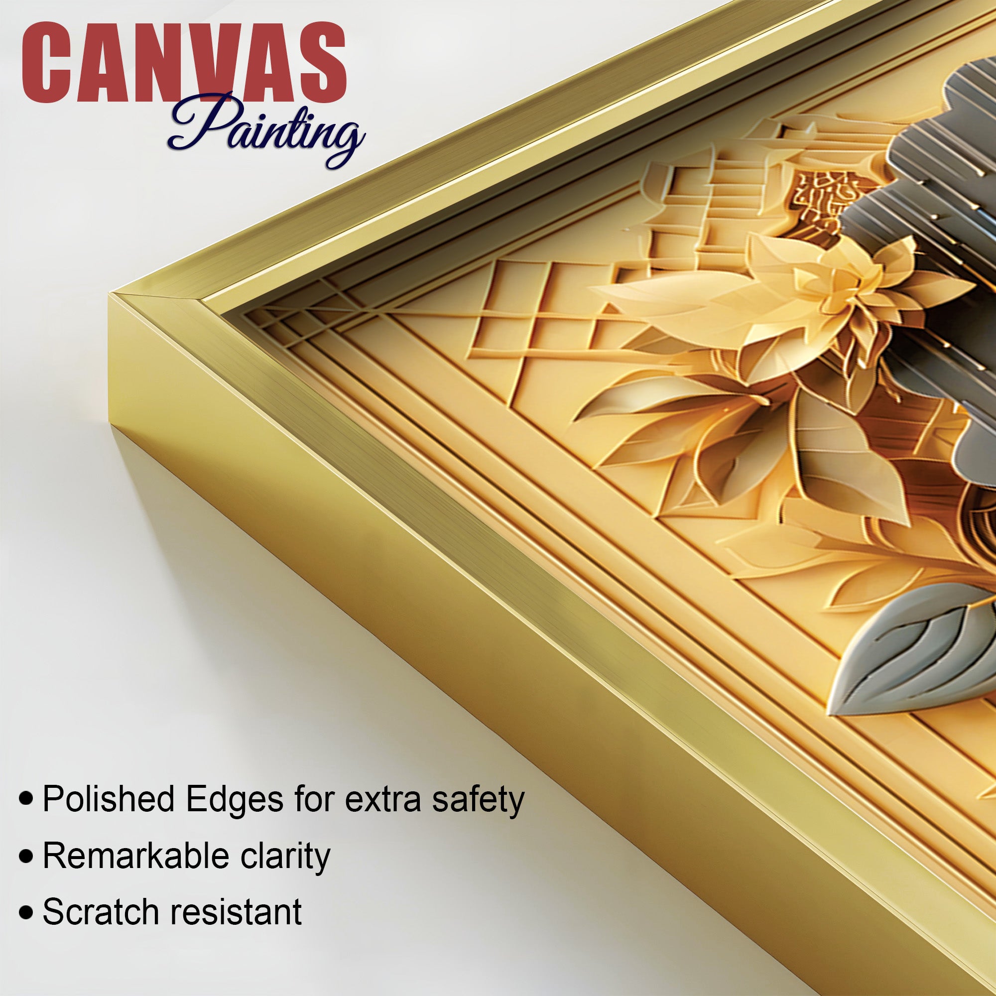 Colorful Ganpati Bappa Canvas Painting