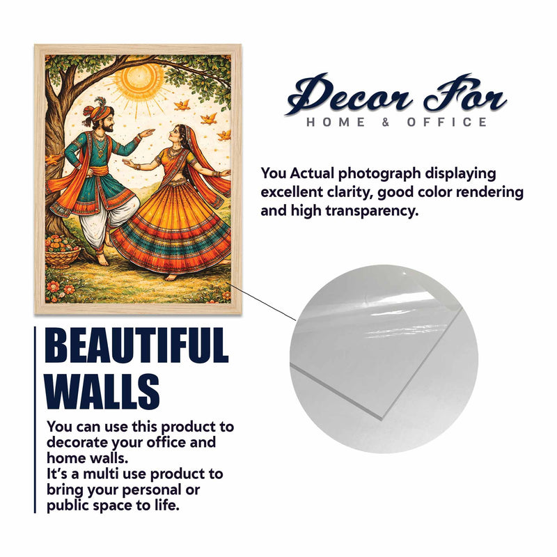 Colorful Indian Culture Wall Frame Set of Four