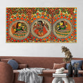 colorful-madhubani-krishna-leela-canvas-wall-painting