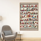 colorful-madhubani-spiritual-canvas-wall-painting