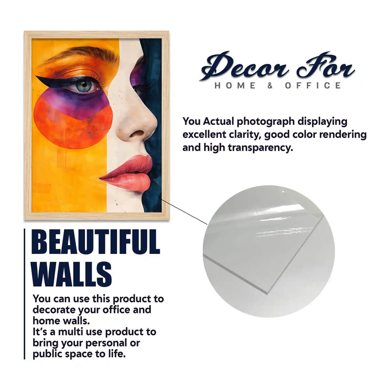 Colorful Modern Art Wall Art Frame Set of 6