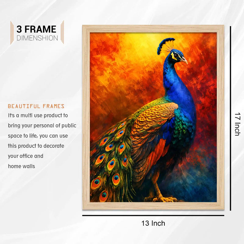 Colorful Nature Gallery Wall Art Frame Set of 6