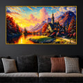Colorful Nature Scenery Crystal Glass Painting