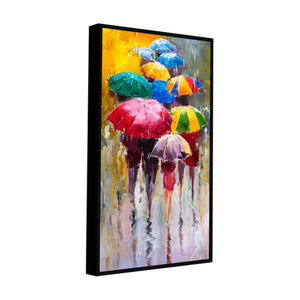 Colorful Rainy Season Beautiful Design Canvas Printed Wall Painting