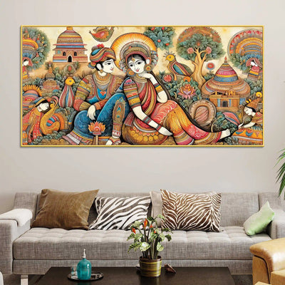 colorful-traditional-canvas-wall-art-indian-painting-for-home-decor