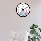 Colorful Design Wooden Wall Clock 