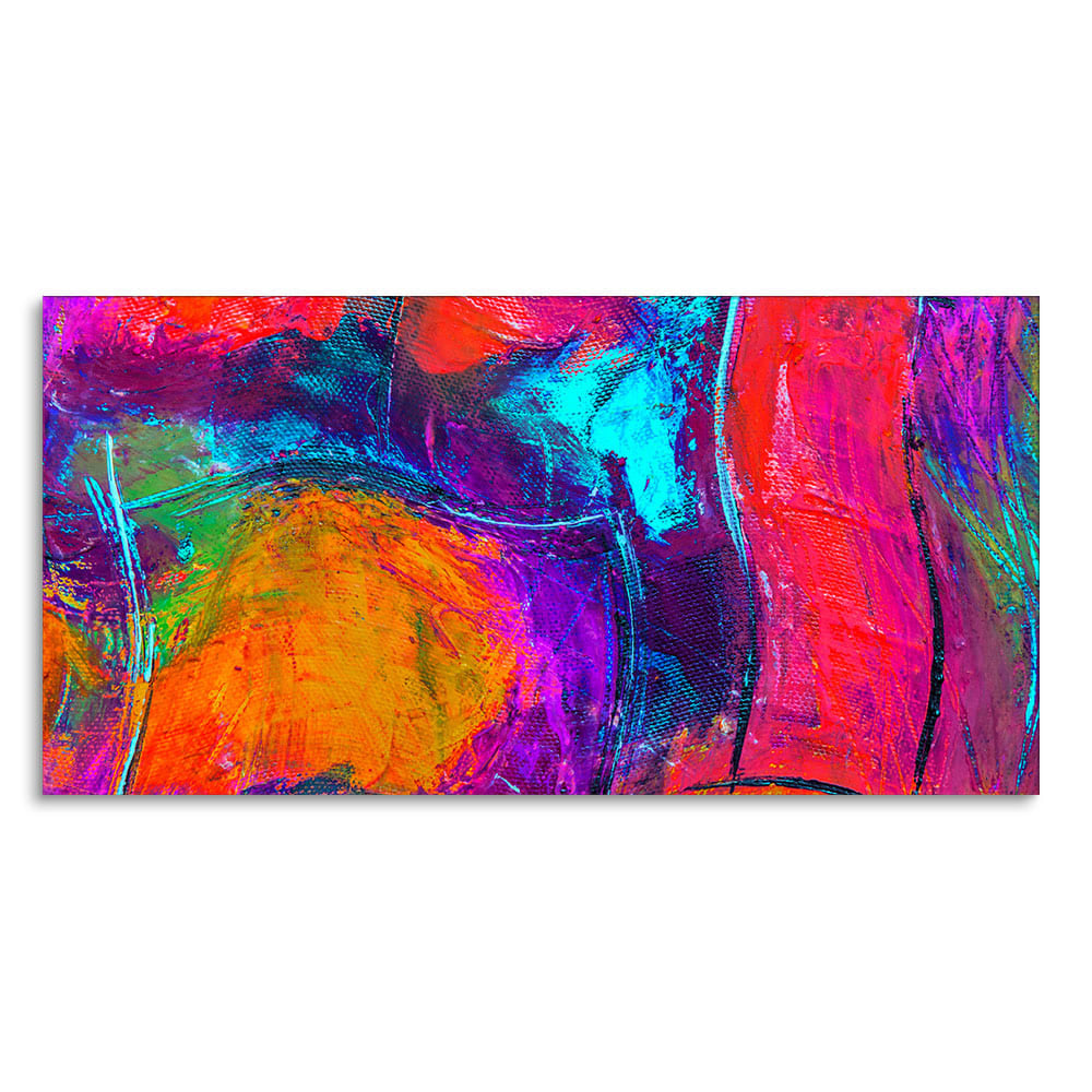 Colorful Vibrant Abstract Art Canvas Wall Painting