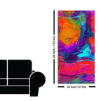 Colorful Vibrant Abstract Art Premium Canvas Wall Painting