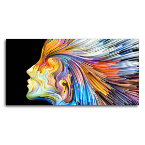 Colors of Imagination and Graphic Design Abstract Wall Painting