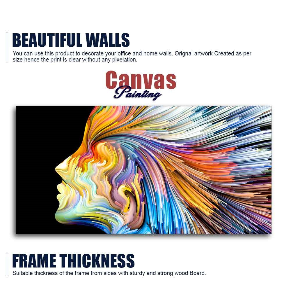 Colors of Imagination and Graphic Design Abstract Wall Painting