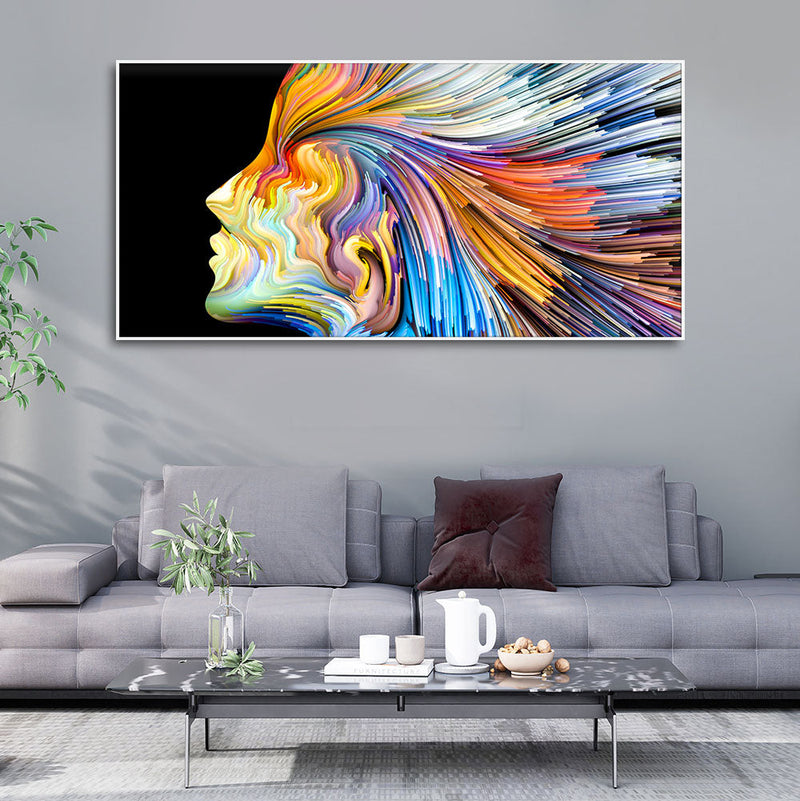 Abstract wall painting