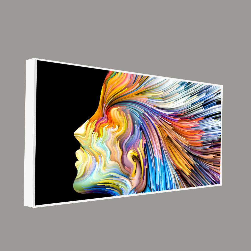 Colors of Imagination and Graphic Design Abstract Wall Painting