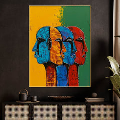 Colourfull American Cotton Canvas Wall Painting