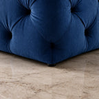 comfy-square-shaped-dark-blue-artistic-design-tufted-velvet-ottoman