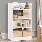 Contemporary Bookshelf for Home Study Setup