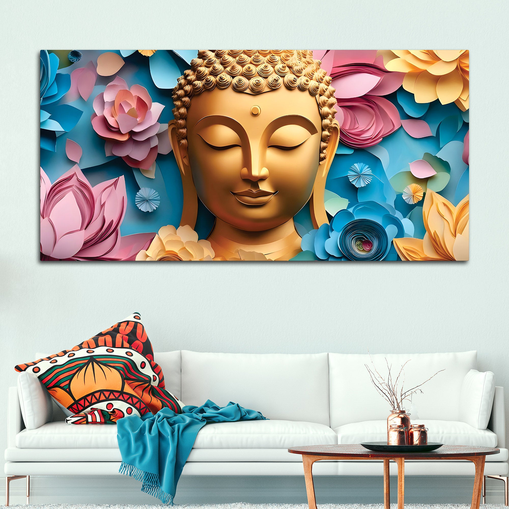 Contemporary Buddha Painting for Wall Styling
