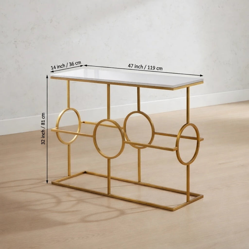 contemporary-console-table-in-geometric-pattern-design