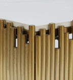 Contemporary Designer Center Table with Dual-Tier Shelving