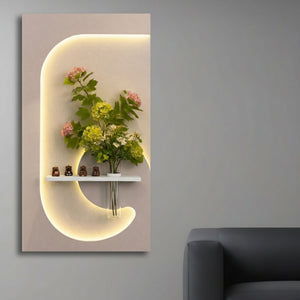 contemporary-led-wall-art-with-floral-showcase