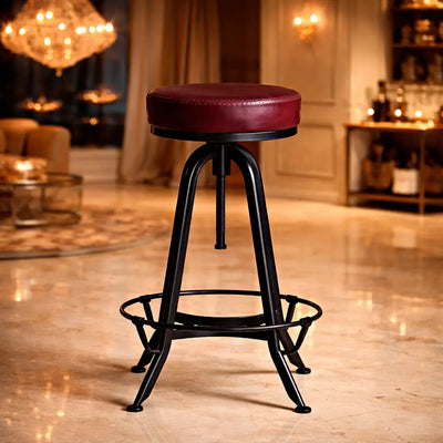 contemporary-rich-grey-velvet-bar-stools-with-matte-black-base