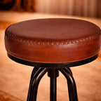 contemporary-rich-grey-velvet-bar-stools-with-matte-black-base