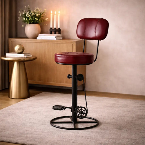 contemporary-rich-grey-velvet-bar-stools-with-matte-black-base