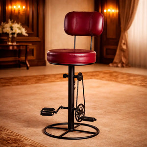 contemporary-rich-grey-velvet-bar-stools-with-matte-black-base