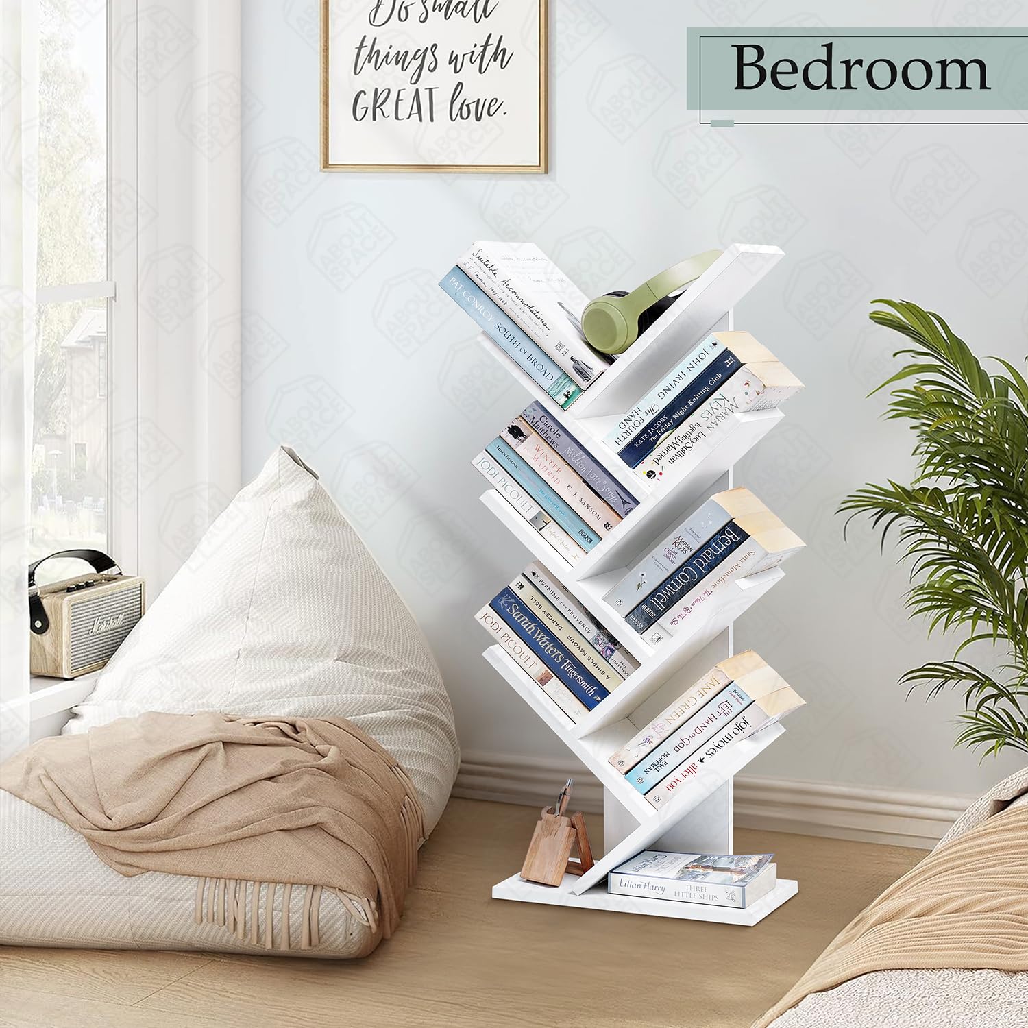 Contemporary Tree-Shaped Book Shelf Organizer