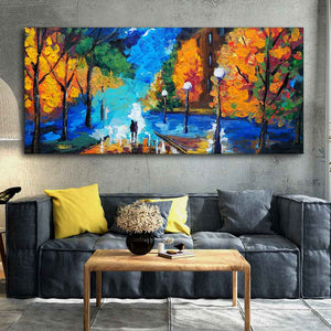 Couple Dating Tonight Premium Wall Painting