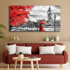 Couple in London Premium Wall Painting