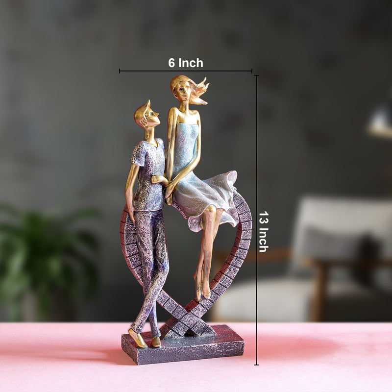 Couple Resin Showpiece Represents Love and Harmony