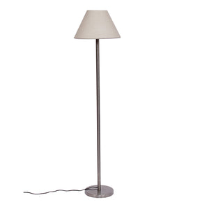 Cream Color Decorative Conical Designer Steel Floor Lamp