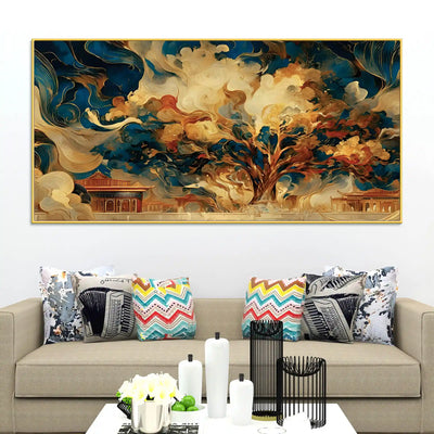 creative-abstract-tree-canvas-wall-art-painting-for-modern-interior-decor