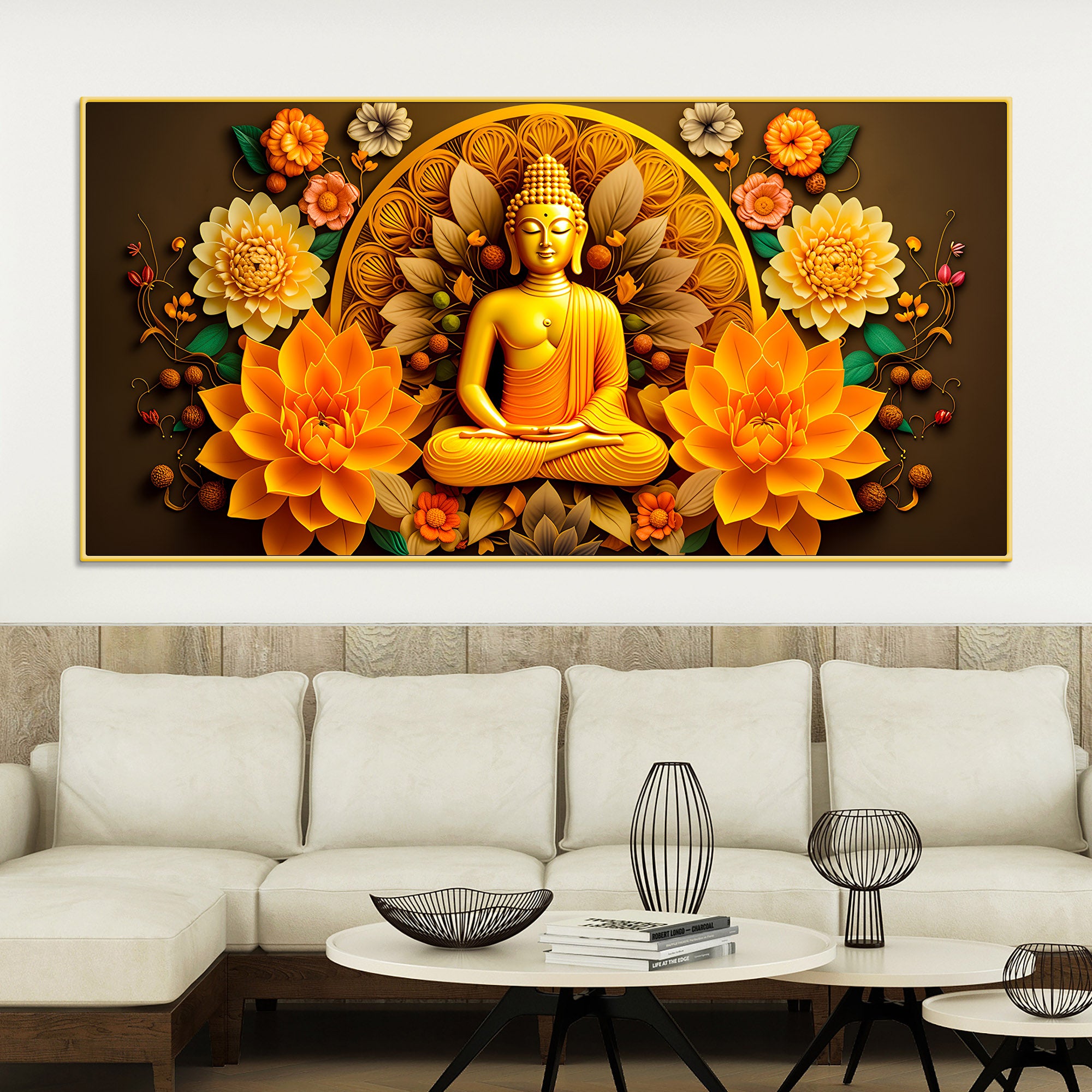 creative-buddha-canvas-painting-for-wall-decoration