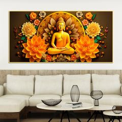 creative-buddha-canvas-painting-for-wall-decoration